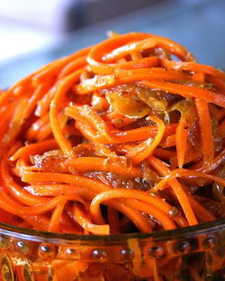 Морковка по-корейски дома