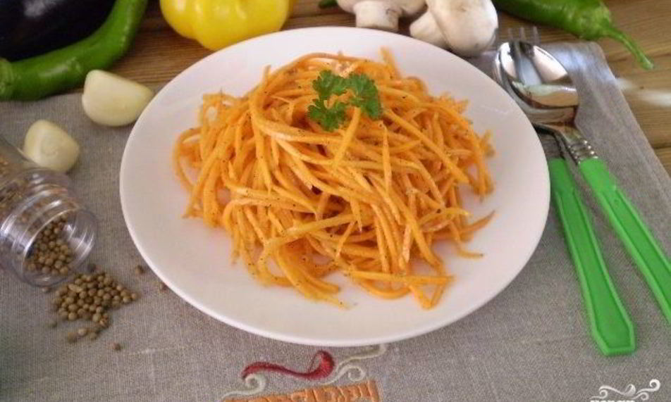 Рецепт морковки по-корейски острая