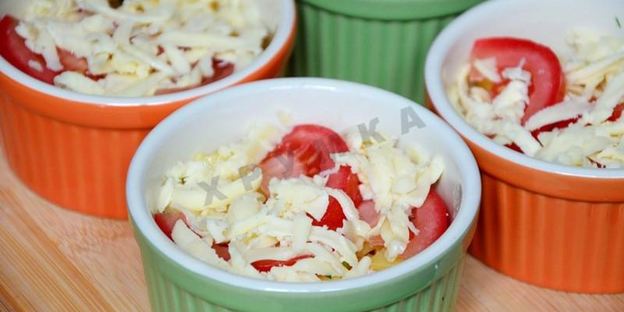 фритата омлет с ветчиной и сыром