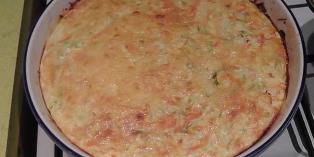 фриттата из кабачков и моркови