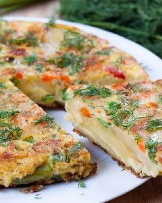 Фриттата из овощей