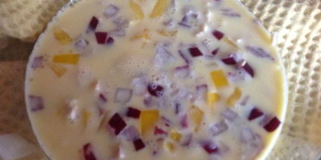 фриттата с курицей