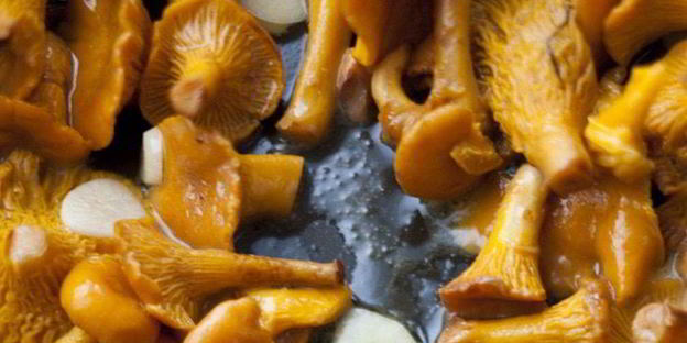 фриттата с лисичками