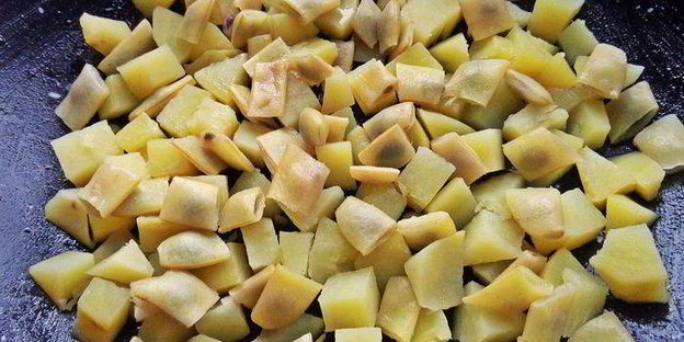 фриттата с лососем и картофелем