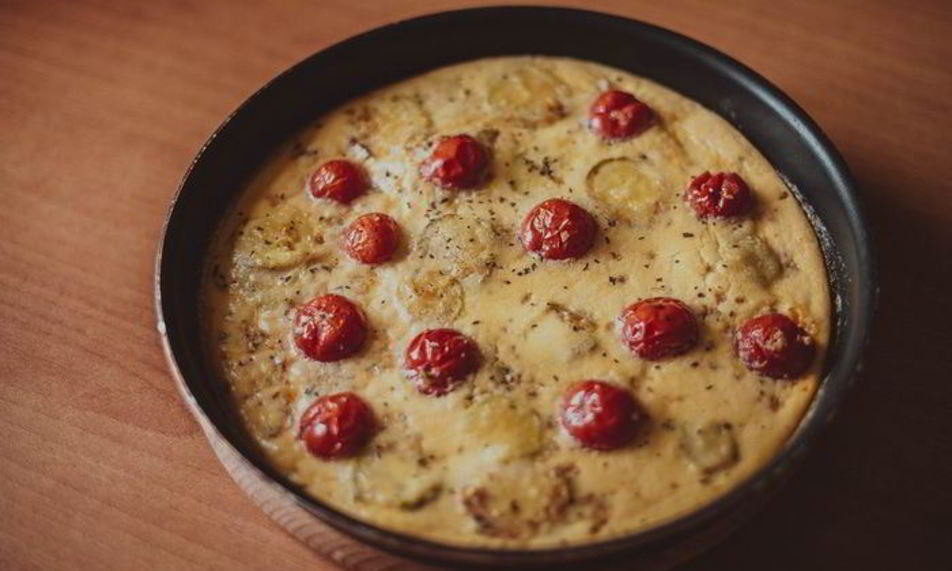 Рецепт фриттаты с томатами черри