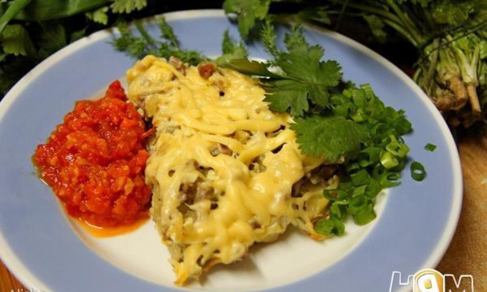 Рецепт кюкю из мясного фарша