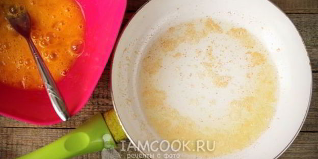 омлет без молока