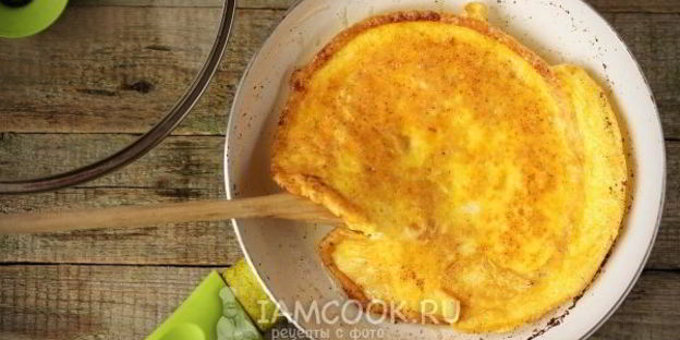 омлет без молока