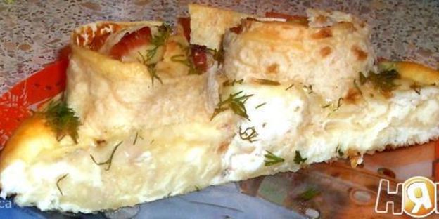 омлет — букет с розами из лаваша