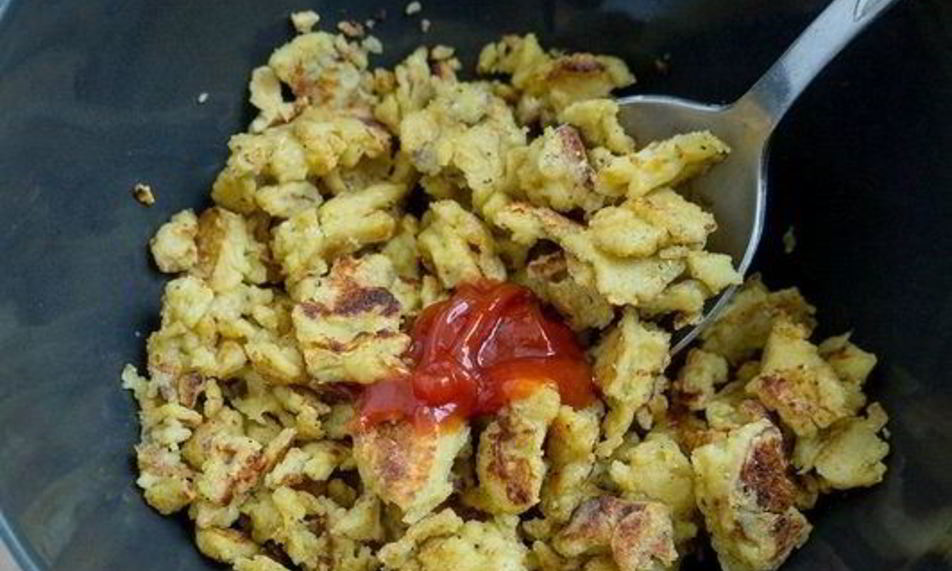 Рецепт омлета из яичного порошка