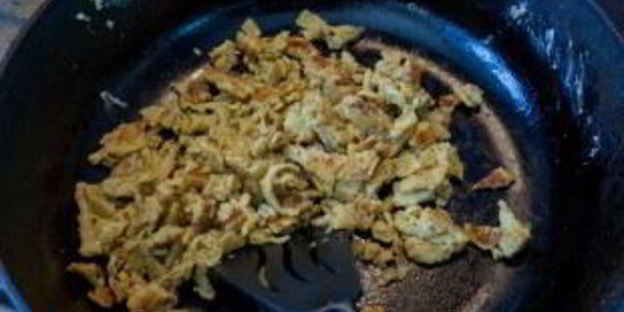 омлет из яичного порошка