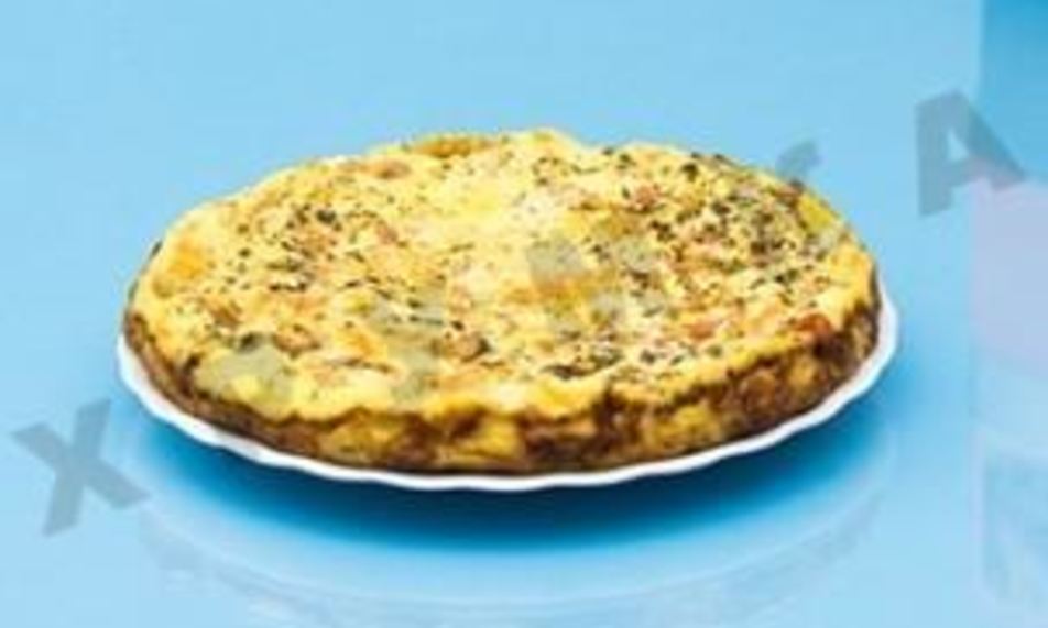 Рецепт омлета микс со свининой и помидорами черри