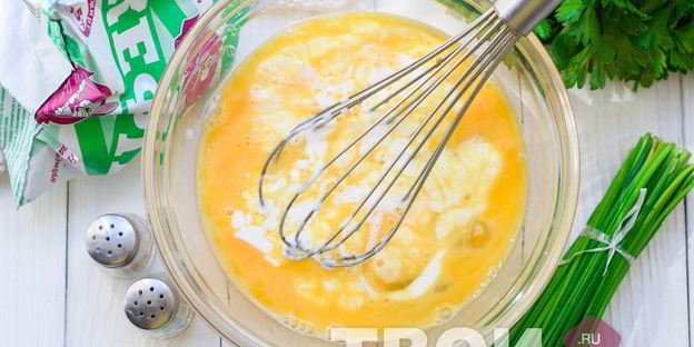 омлет на кефире