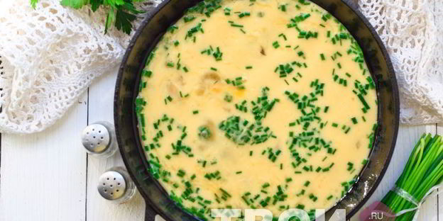 омлет на кефире