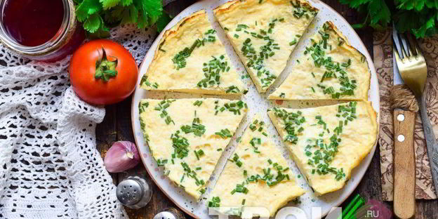 омлет на кефире