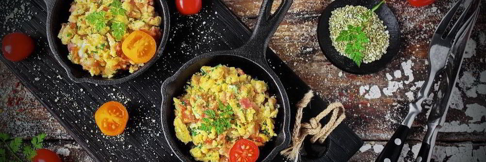 Омлет на сковороде