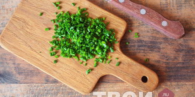 омлет на сковороде