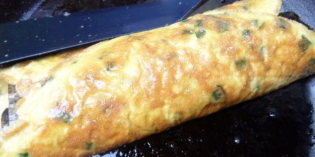 омлет рыбный в японском стиле