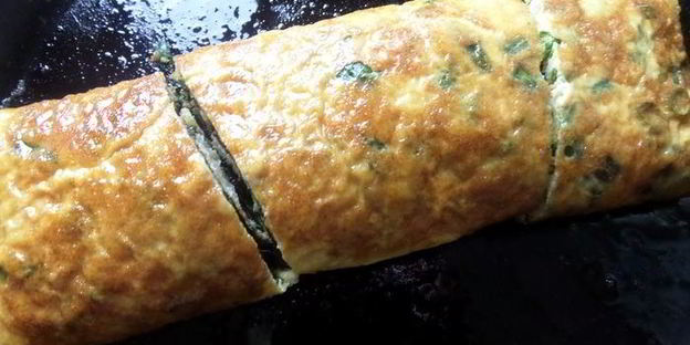 омлет рыбный в японском стиле