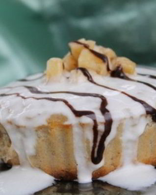 Омлет с бананом