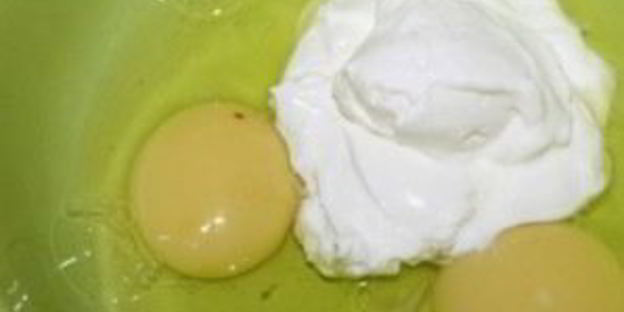 омлет с бананом