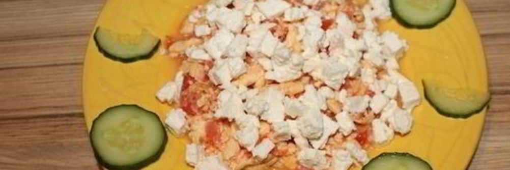 Омлет с брынзой