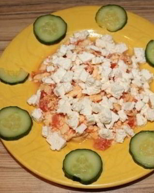 Омлет с брынзой