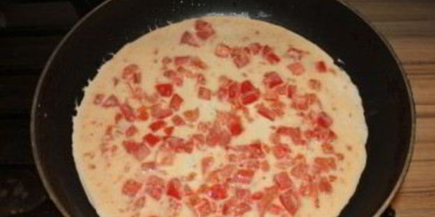 омлет с брынзой