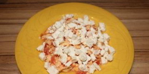 омлет с брынзой