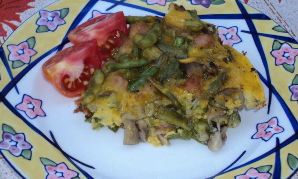 Рецепт омлета с грибами