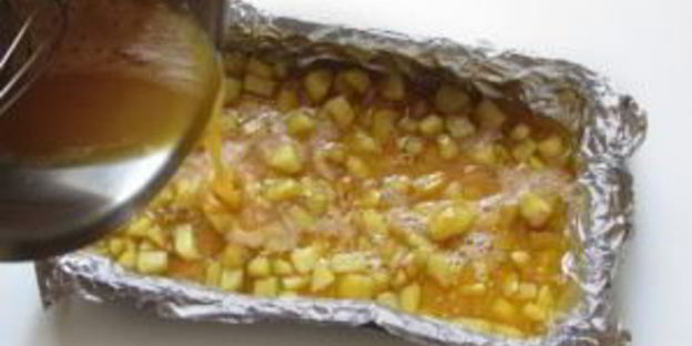 омлет с картошкой