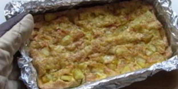 омлет с картошкой