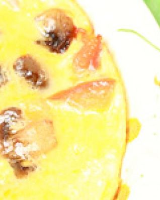 Омлет с шампиньонами