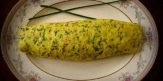 омлет с зеленью