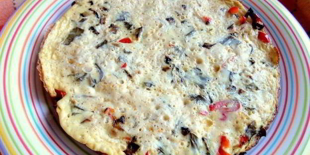 омлет со щавелем