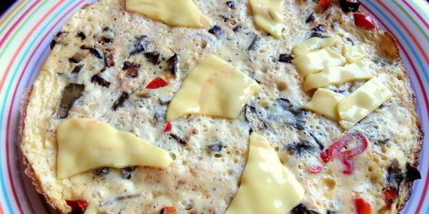 омлет со щавелем