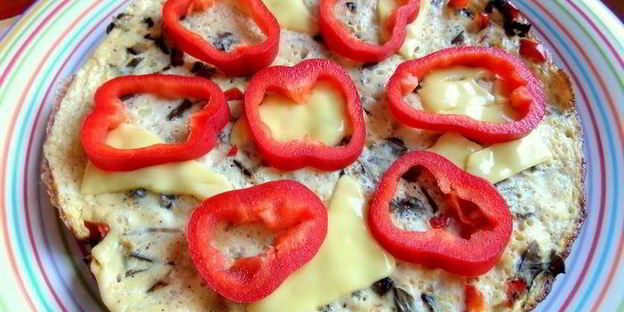 омлет со щавелем