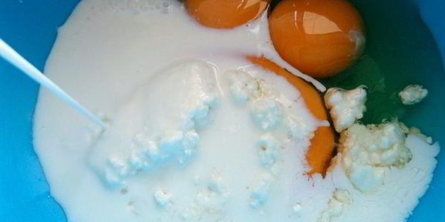 омлет со щавелем