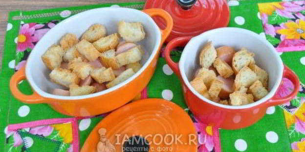 омлет студенческий в микроволновке