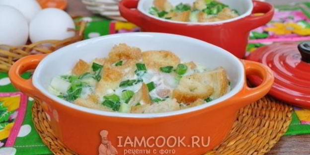 омлет студенческий в микроволновке