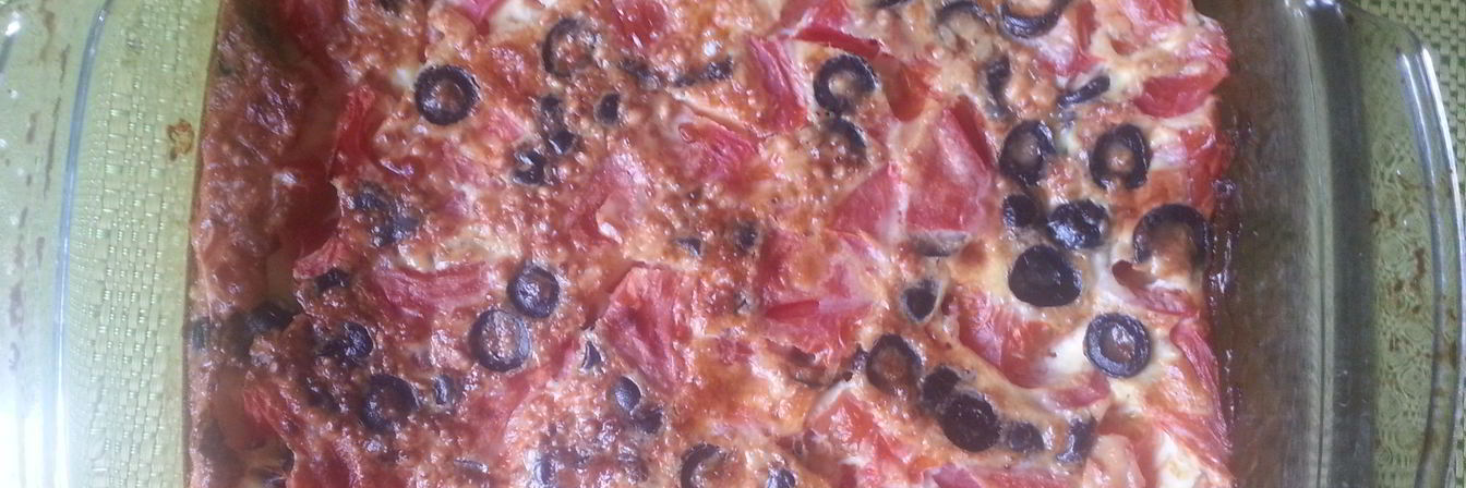 Омлет в духовке с мукой