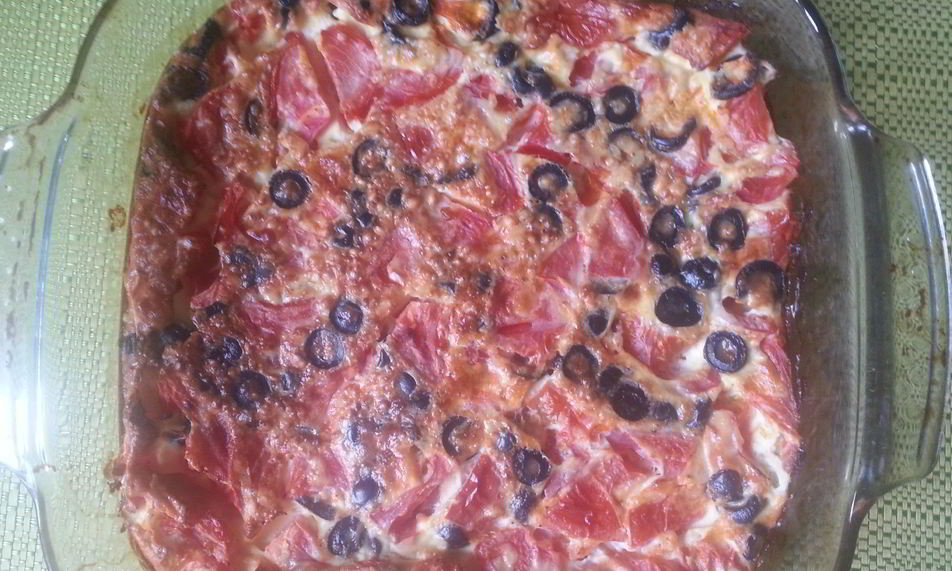 Рецепт омлета в духовке с мукой