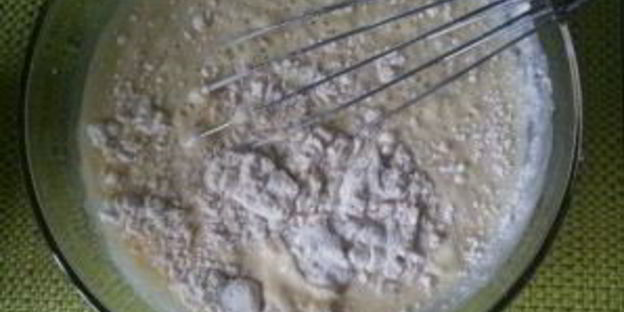 омлет в духовке с мукой