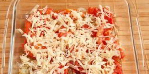 омлет в духовке с помидорами