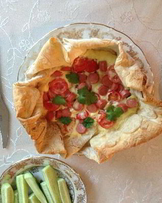 Омлет в лаваше