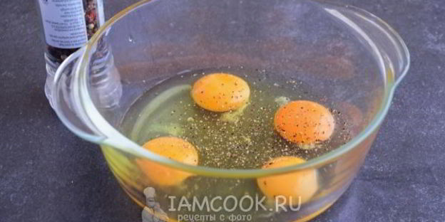 паровой омлет в микроволновке