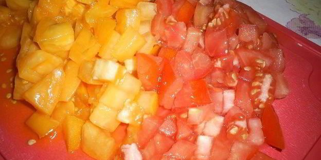 вкусный омлет с овощами сытный ужин