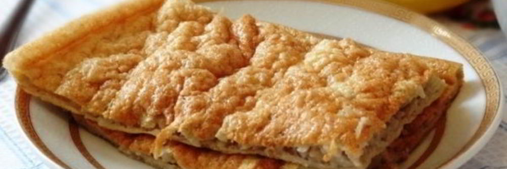 Яблочный омлет