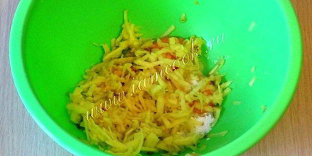 яблочный омлет