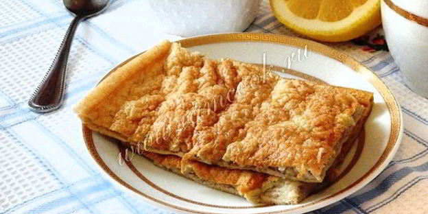 яблочный омлет